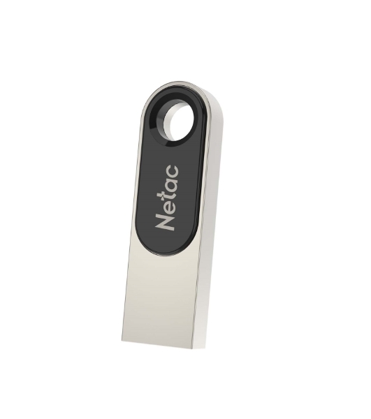 Флешка USB Netac U278 (NT03U278N-008G-20PN), 8Gb, USB 2.0, R/W 50/10, серебристый/черный