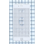 Защитное стекло 4D для Apple iPhone 6/6S белый, фото 1
