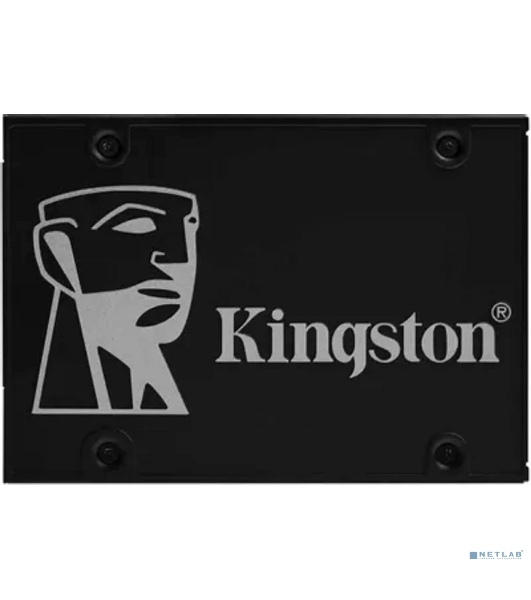 Накопитель SSD Kingston KC600, 2Tb, SATA III, 2.5', R/W 550/520