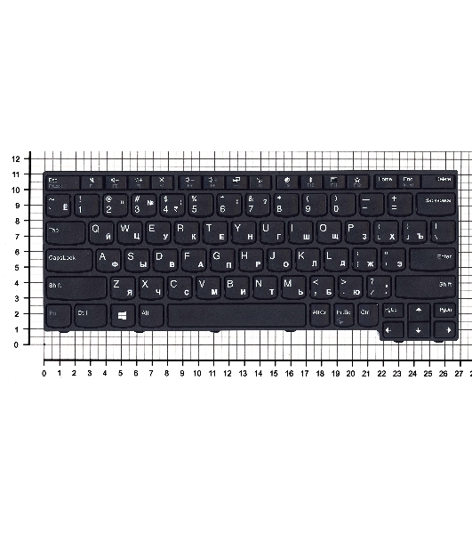 Клавиатура для ноутбука Lenovo ThinkPad Yoga 11e 5th Gen черная