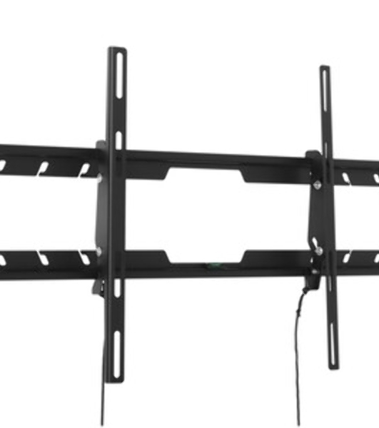 Кронштейн Holder LCD-T6628-B черный Диагональ: от 32-70. до 45кг. от стены: 57мм. Угол наклона:+2⁰ + 15⁰, Поворот:0⁰ Vesa  600*400, 400*400, 400*200, 400*300, 300*300, 200*300, 200*200, 100*100