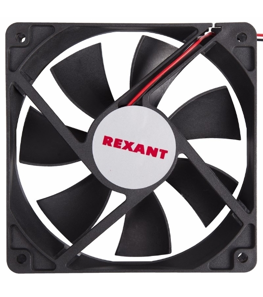 Вентилятор для корпуса Rexant RX 12025MS 24VDC черный, 120 мм, 2200 об/мин, 35 дБ, 2 pin