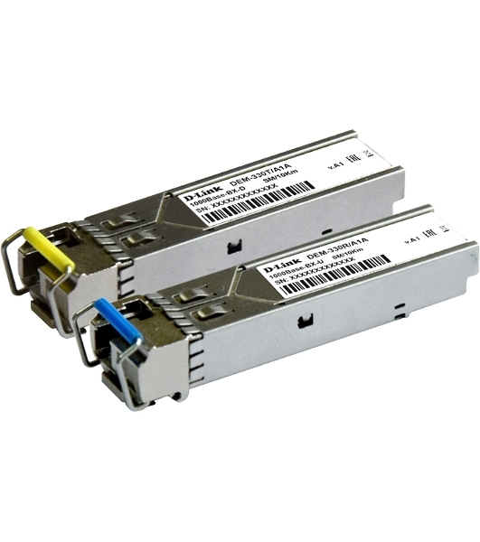 Трансивер D-Link 330R/10KM/A1A WDM SFP 1x1000Base-BX-U Tx:1310nm Rx:1550nm