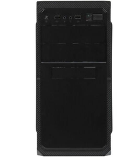 Компьютерный корпус Minitower ExeGate BA-202-UNS350 (mATX, БП UNS350 с вент. 12см, 2хUSB, аудио, черный)
