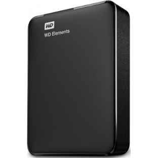 Внешний HDD 2.5' Western Digital Elements Portable, 4TB, USB 3.2 Gen 1 Type-A, 5400 rpm, черный