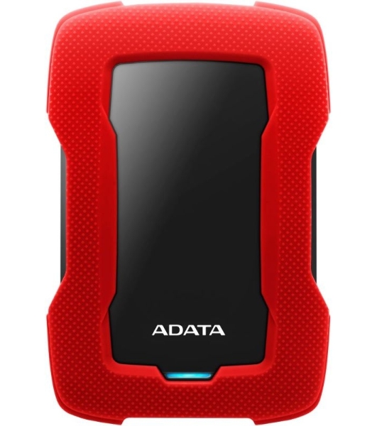 Внешний HDD 2.5' ADATA HD330, 2TB, USB 3.2 Gen 1 Type-A, 5400 rpm, красный