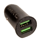 Авто ЗУ/QC 3.0/2 USB/HOCO HC-35027 Z39/Выход: 5V_9V_12V, 18W/черный, фото3