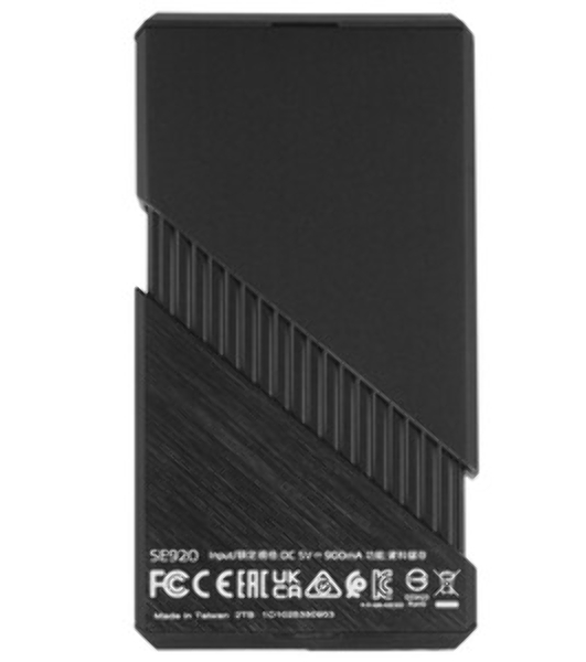 Внешний SSD ADATA SE920, 4TB, USB 4 Type-C, R/W 3800/3700, черный