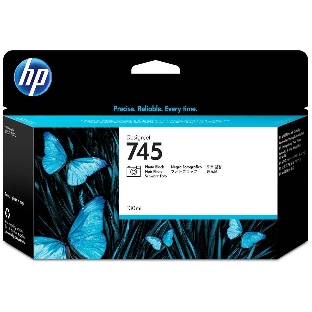 Картридж струйный HP 745 с чернилами фотографического черного цвета для принтеров Designjet, 130 мл