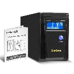 Источник бесперебойного питания (инвертор, синус, для котла) ExeGate SineTower SN-600.LCD.AVR.2SH 600VA/360W, чистая синусоида, LCD дисплей, AVR, 2*Schuko, линейно-интерактивный, черный, фото8