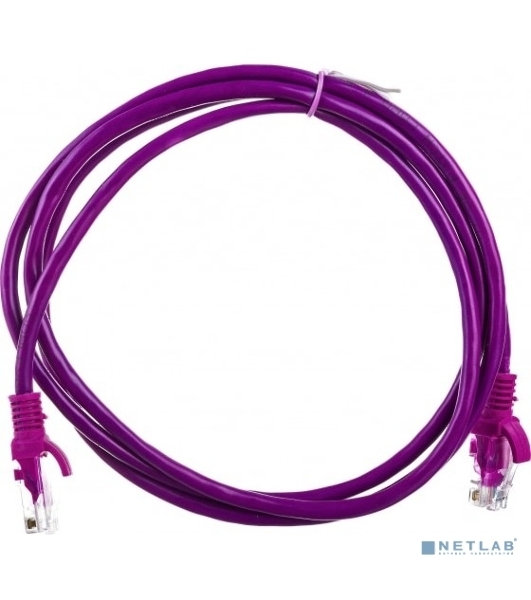 Патч-корд UTP Cablexpert PP12-1.5M/V cat.5e, 1.5 м, литой, многожильный, фиолетовый