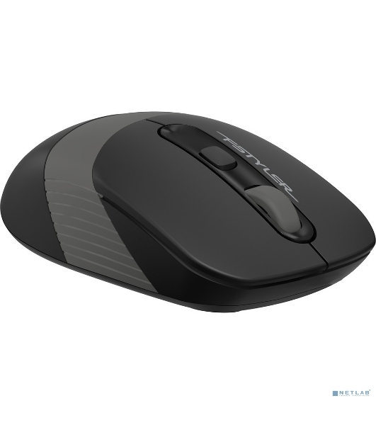 Мышь беспроводная A4Tech Fstyler FG10S черный/серый, 2000 dpi, радиоканал, USB, кнопки - 4