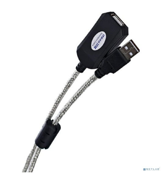 Кабель AM/AF USB2.0 10м AOpen удлинитель активный(с усилителем) USB2.0-repeater, ACU823-10M