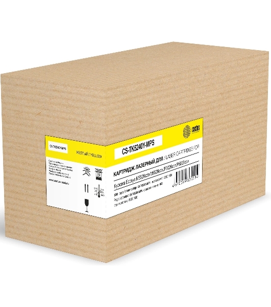 Картридж лазерный Cactus CS-TK5240Y-MPS желтый (6000 стр.) для Kyocera Ecosys M5526cdn/M5526cdw/P5026cdn/P5026cdw