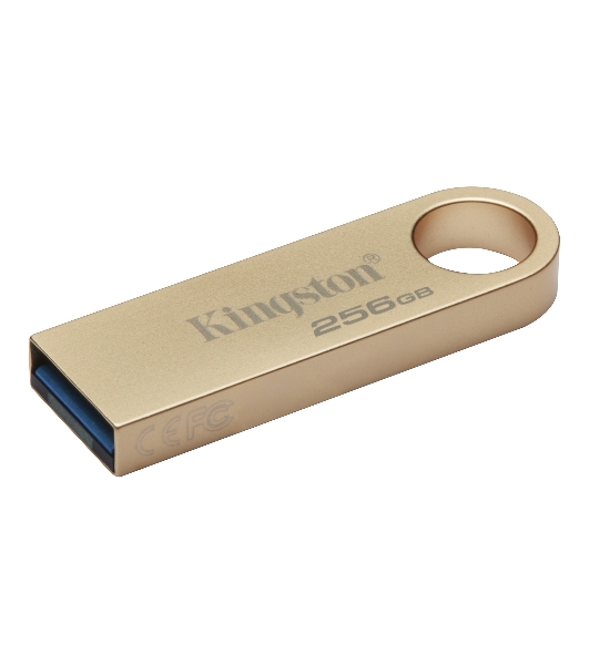 Флешка USB Kingston DataTraveler SE9 G3 (DTSE9G3/256Gb), 256Gb, USB 3.2 Gen 1, R/W 220/100, золотистый