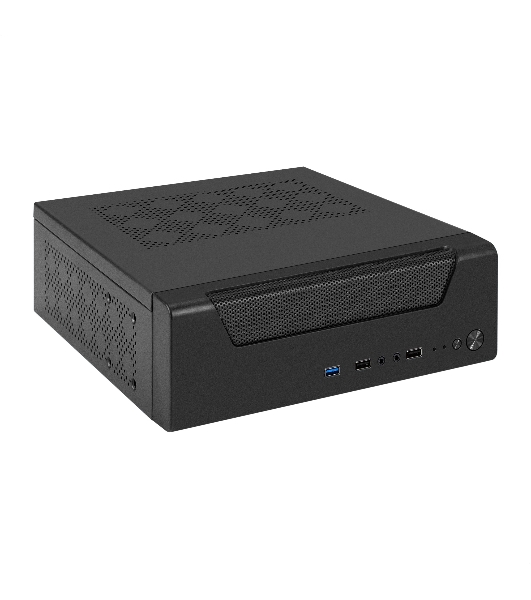 Компьютерный корпус Desktop ExeGate FL-102-TPS450 (mini-ITX, БП TPS450 с вент. 8см, 2*USB + 1*USB 3.0, аудио, черный)