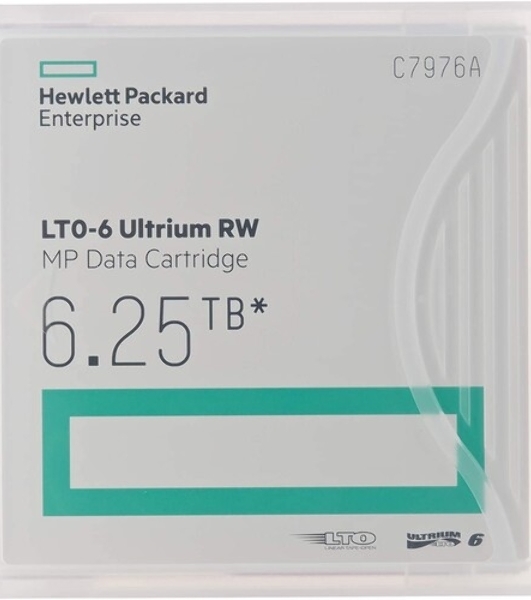 Картридж Hewlett-Packard LTO-6 Ultrium 6.25Tb (C7976A)