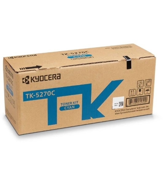 Картридж лазерный Kyocera TK-5270C (1T02TVCNL0) голубой для M6230cidn/M6630cidn/P6230cdn 6000 стр