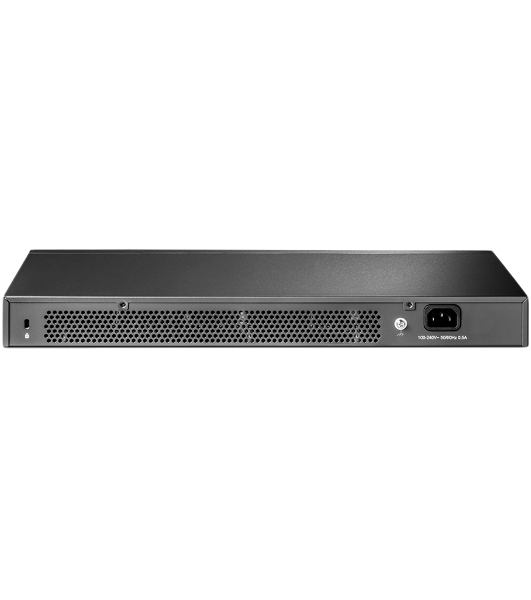 Коммутатор TP-Link JetStream 24-port Pure-Gigabit L2+ Managed Switch, 24 10/100/1000Mbps RJ45, 4*10G SFP+ Slots