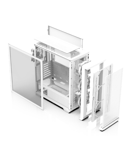 Компьютерный корпус MidiTower Zalman Z10 DUO White (без блока питания) (Zalman Z10 DUO White)