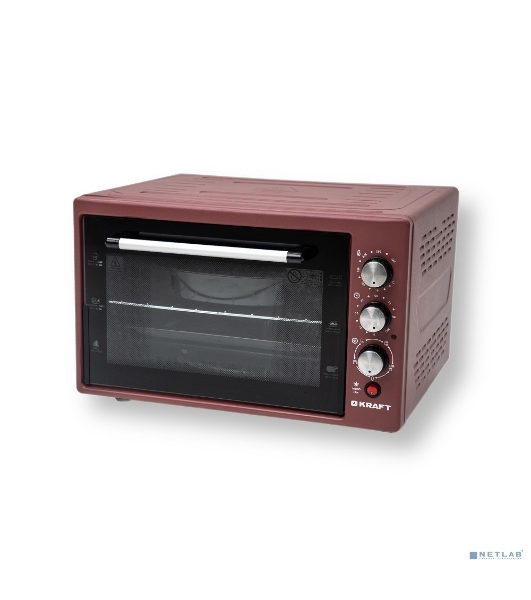 Мини-печь Kraft KF-MO 3800 R красный