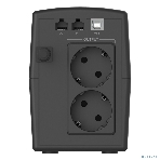 Источник бесперебойного питания CBR QTM-850T-2F-LCUC Line Interactive 850VA/480W 9Ah12V 2 x Shuko, HID-USB, RJ45/11, фото3