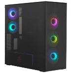 Компьютерный корпус Arctic Cooling ARCTIC Xtender VG (Mirror Black) арт. ACPCC00019A, фото15