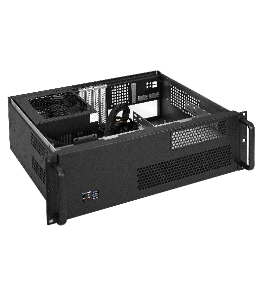 Серверный корпус ExeGate EX293670RUS Pro 3U330-02 (RM 19', высота 3U, глубина 330, БП 900PPH-SE 80 PLUS® Bronze, USB)