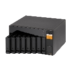 Полка расширения сетевого хранилища без дисков SMB QNAP TL-D800S SATA expansion enclosure, 8-tray 3,5'/2,5' w/o HDD. 2xSFF-8088, hardware RAID support, desktop version., фото3