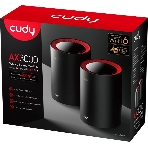 Бесшовный Mesh роутер Cudy M3000(2-PACK) AX3000 10/100/1000/2500BASE-T, белый (упак.:2шт), фото6