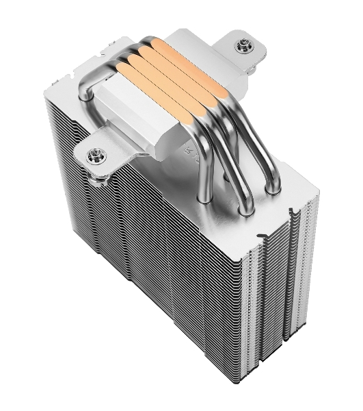 Кулер для процессора Thermalright Assassin Spirit 120 V2 серебристый/черный/серый (4-pin PWM, 154мм, Al/Cu, 4x6мм, 1x120мм, 66.17CFM, 25.6dBA, 1500RPM, S: 1851/1700/1200/115X, AM5/AM4)