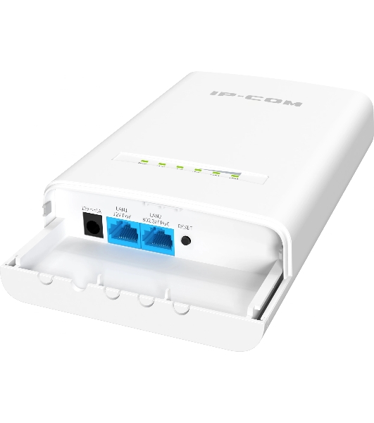 Наружная точка доступа IP-COM CPE12, 5 ГГц, до 867 Мбит/с, IP65, 1х12dbi, PoE, 2х1 Гбит/с, молниезащита 6000В