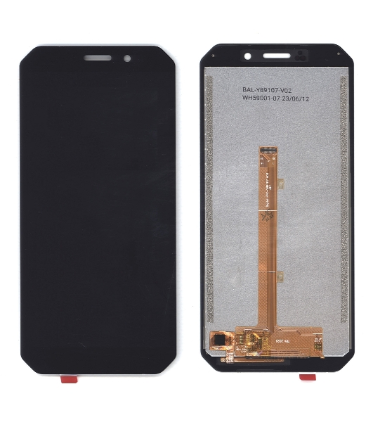 Дисплей для Doogee S51 в сборе с тачскрином черный