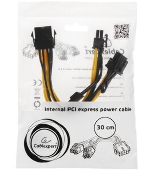 Кабель питания для видеокарт Cablexpert 8-pin PCI-E, 30 см (CC-PSU-85)