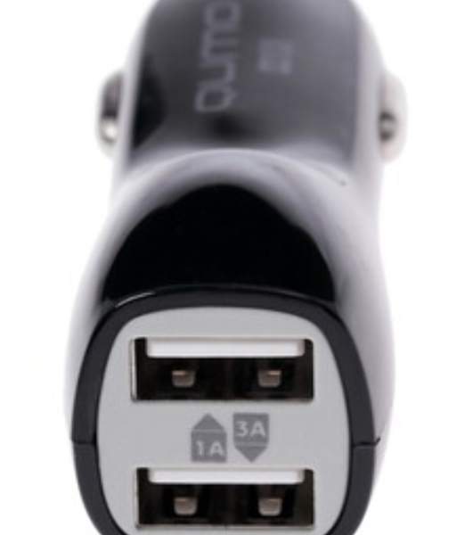 Сетевое зарядное устройство Qumo Energy (Charger 001), 1 USB, 1A, черный