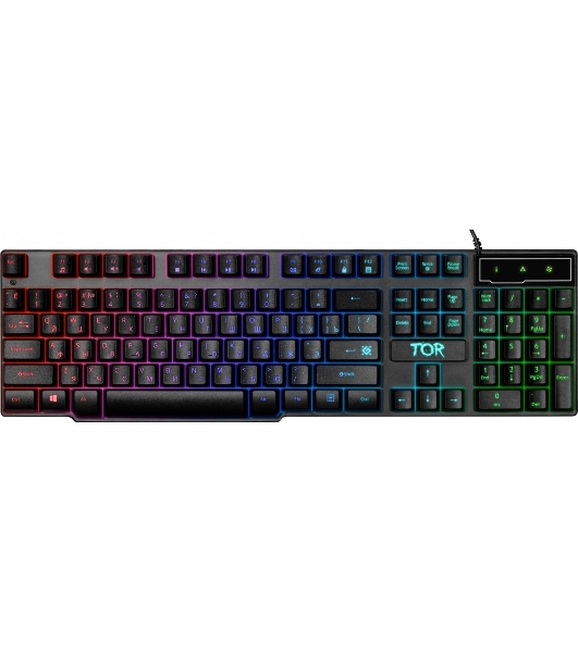 Комплект клавиатура+мышь Defender Tor MHP-127 проводной, USB, 3200 DPI, чёрный