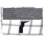 Клавиатура для ноутбука HP Pavilion 15-ab 15-ab000 15z-ab100 черная с белой подсветкой, фото 1