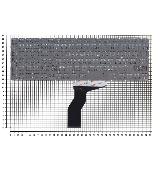 Клавиатура для ноутбука HP Pavilion 15-ab 15-ab000 15z-ab100 черная с белой подсветкой
