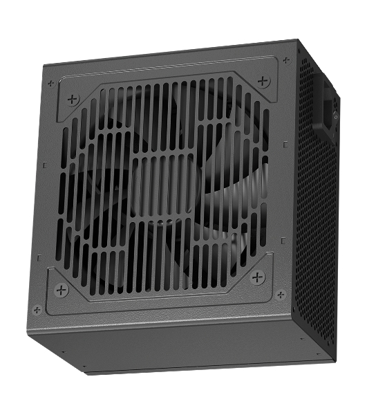 Блок питания PCCOOLER, 750W 80 PLUS  (ATX, ATX 2.4, Non-modular, 1x24(20+4)pin 550мм, 1xCPU*2 8(4+4)pin 610+150мм, 3xPCIe 8(6+2)pin 510мм, 2xSATA*3+MOLEX4pin*1 450+150+150+150мм, Active, 120x120мм, 140x150x86мм, APFC, OVP, SCP, OPP (140-160%, 2ms delay))