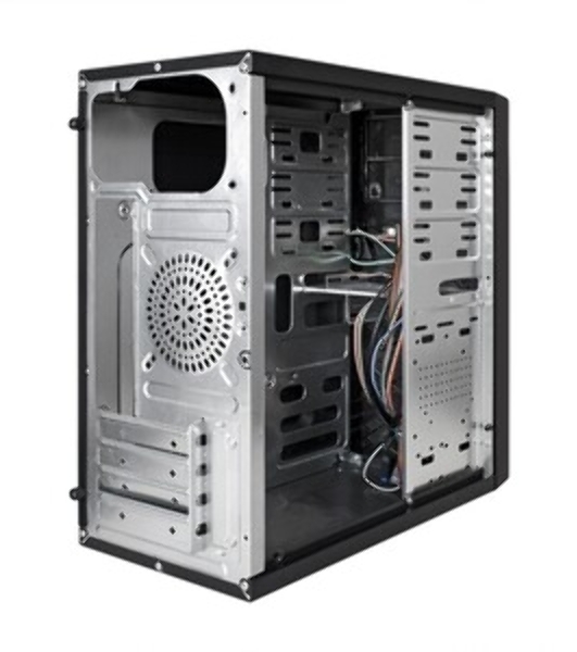 Компьютерный корпус ExeGate EX284029RUS Minitower BA-203U Black, mATX, (AA450, 80мм), 2хUSB+1хUSB 3.0, Audio