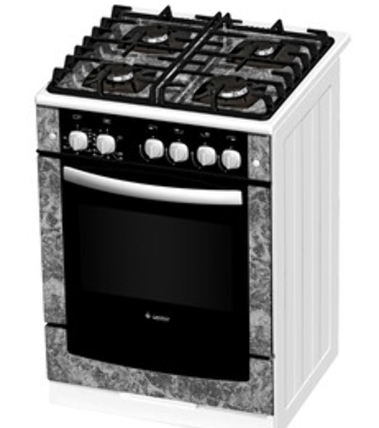 Плита газовая Gefest ПГ 6500-02 0313 черный, конфорок 4 шт, духовка 52 л, 60 см x 85 см x 60 см