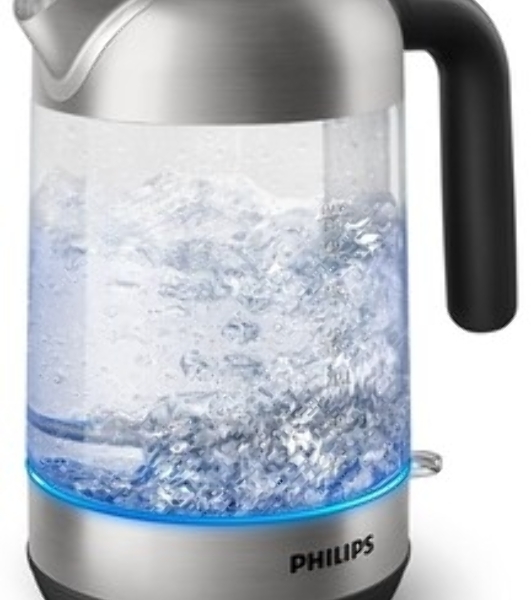 Чайник электрический Philips HD9339/80 1.7 л, 2200 Вт, прозрачный (корпус: стекло)