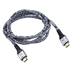 Кабель HDMI Cablexpert CCP-HDMI16K-2M, 19M/19M, v2.2, 16K, медь, тройной экран, позол.контакты, нейлон.оплетка, метал.коннекторы, 2м, серый, коробка, фото4
