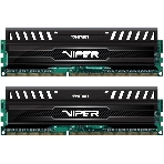 Оперативная память Patriot Viper 3, DDR3, 16GB (2x8 GB), 1866 MHz, CL10, DIMM, радиатор, черный, фото 1