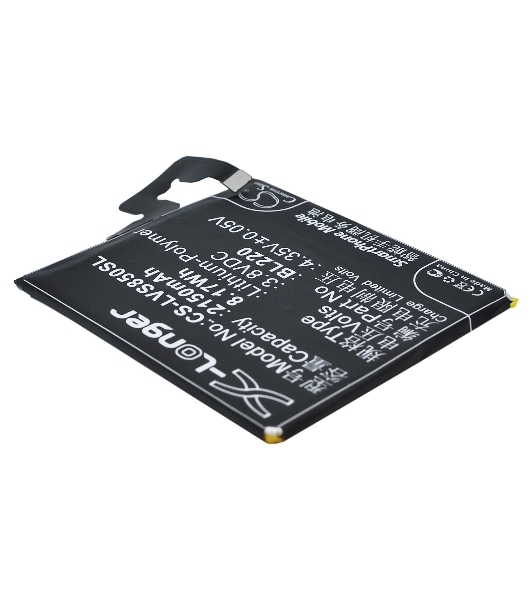 Аккумулятор CameronSino CS-LVS850SL BL220 для Lenovo S850 3.8V, 2150mAh, 8.17Wh