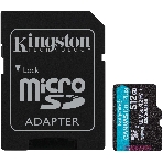 Флеш карта microSDXC 512Gb Kingston SDCG4/512Gb Canvas Go! Plus V10 A2 + adapter, фото4