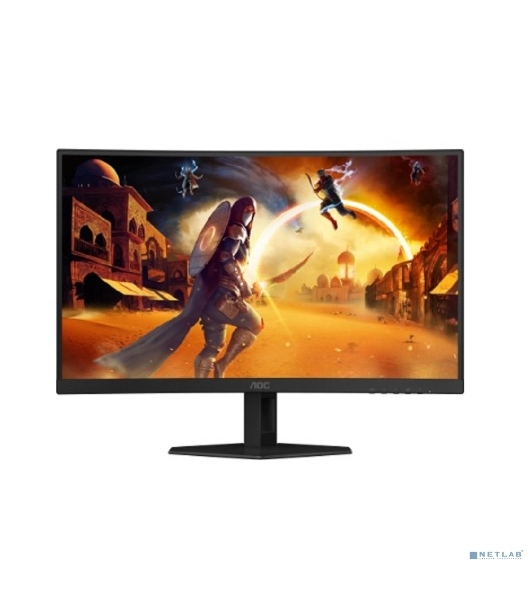Монитор 27' AOC C27G4ZXU VA 1920x1080, 280 Гц, 1 мс, 16:9, 300 кд/м², 3000:1, 1500R, 2xHDMI, 1xDP, изогнутый 1500R, черный