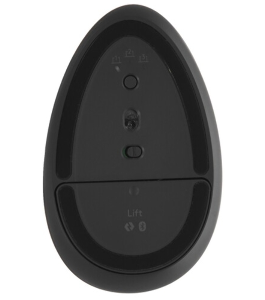 Мышь беспроводная Logitech Lift графитовый, 4000 dpi, радиоканал, Bluetooth, USB, кнопки - 6