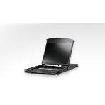 Коммутаторы консоли ATEN 8P CAT5 HIGH DENSITY DUAL RAIL LCD 19INCH OVER IP, фото 1
