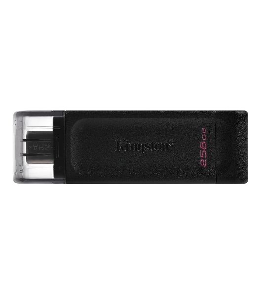 Флешка USB Kingston DataTraveler DT70 (DT70/256Gb), 256Gb, USB Type-C 3.2, R/W 70/45, черный